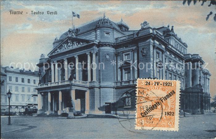 Fiume Rijeka Teatro Verdi