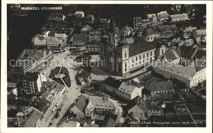 Mariazell Steiermark Fliegeraufnahme
