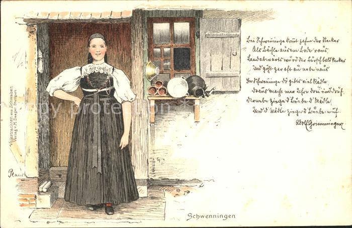 Schwenningen Neckar Trachtenfrau
