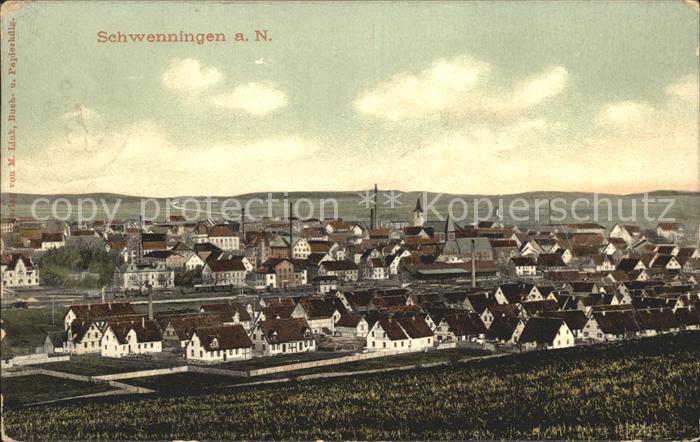 Schwenningen Neckar Blick auf Schwenningen