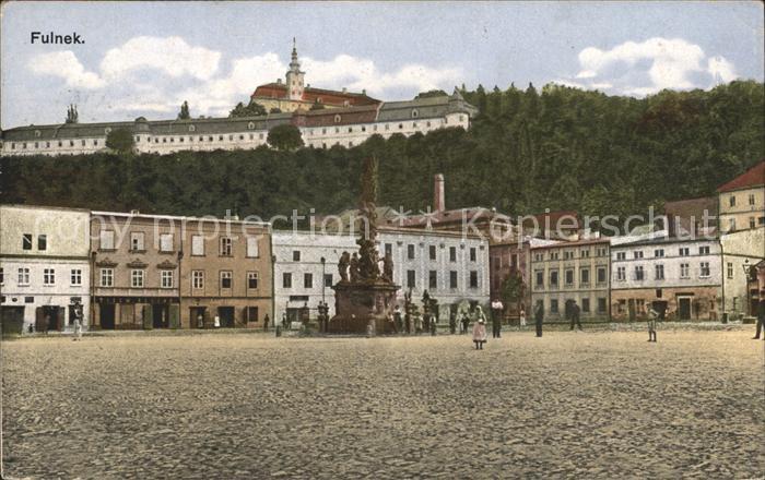 Fulnek Platz mit Schloss