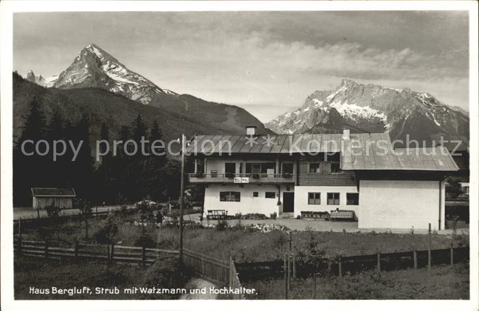 Aitrang Haus Bergluft Strub mit Watzmann und Hochkalter
