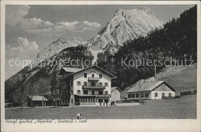 Hinterriss Tirol Herzoglicher Gasthof Alpenhof