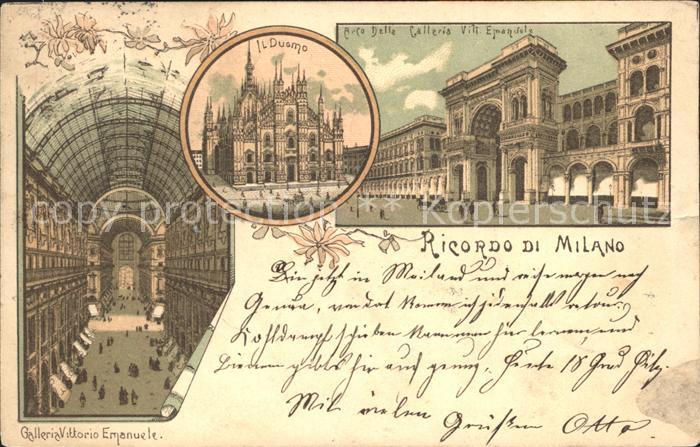 Milano Il Duomo Galleria Vittorio Emanuele