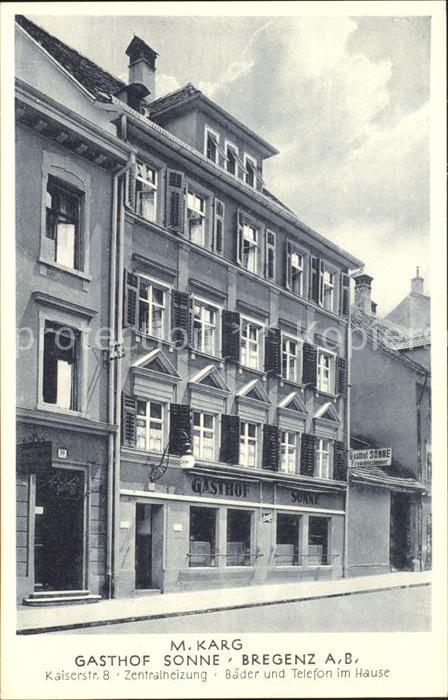 Bregenz Vorarlberg Gasthof Sonne