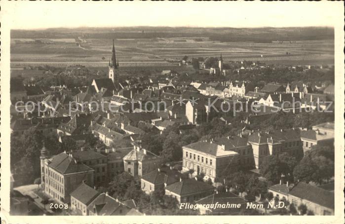 Horn Niederoesterreich Fliegeraufnahme