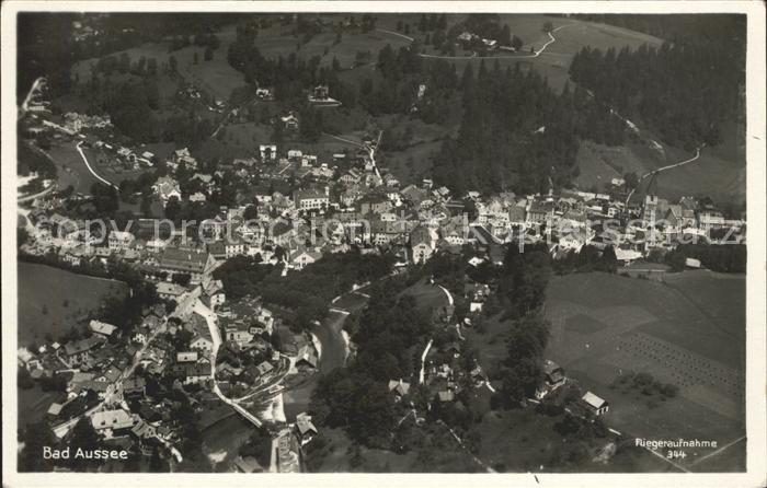 Bad Aussee Steiermark Fliegeraufnahme