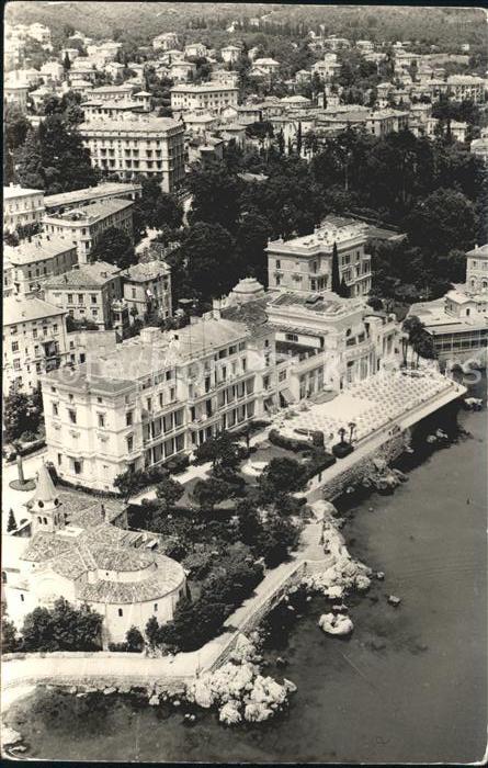 Opatija Abbazia Fliegeraufnahme