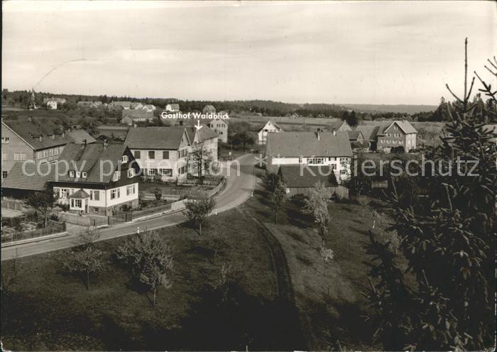 Wildbad Schwarzwald Aichelberg Gasthof Pension Waldblick