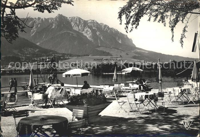 Walchsee Tirol Strandbad Cafe Restaurant