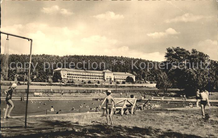 Tabarz Schwimmbad FDGB Heim Theo Neubauer