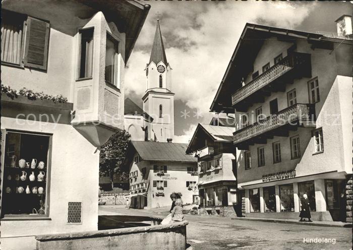 Hindelang Allgaeuer Alpen Dorfstrasse