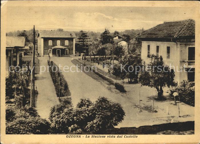 Ozegna La Stazione vista dal Castello