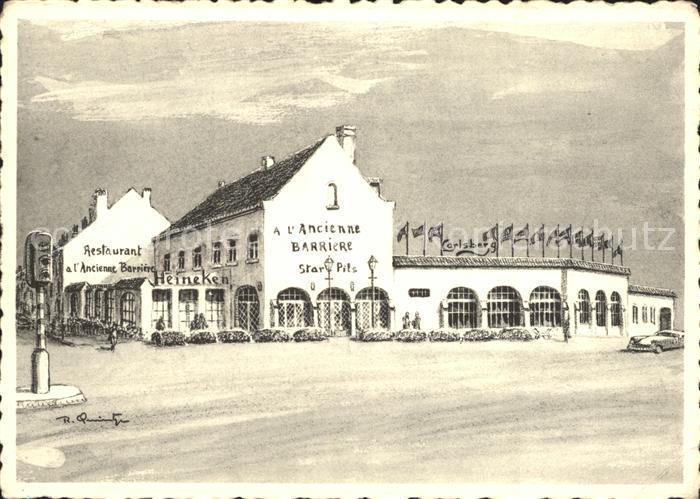 Jette A l´Ancienne Barrière Kuenstlerkarte