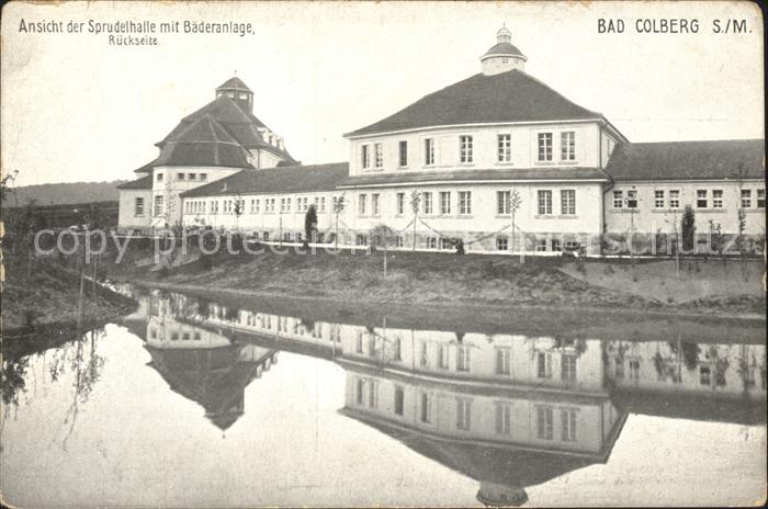Bad Colberg-Heldburg Sprudelhalle Baederanlage Rueckseite