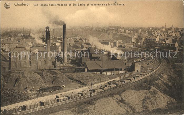 Charleroi Wallonie Les fosses Sacré Madame