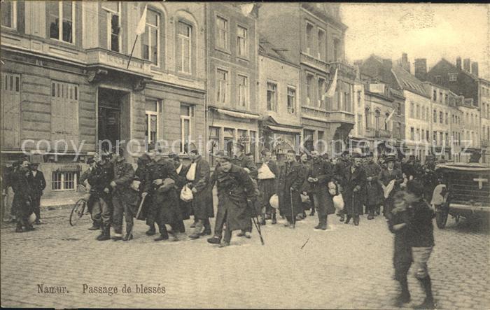 Namur Wallonie Passage de blessés
