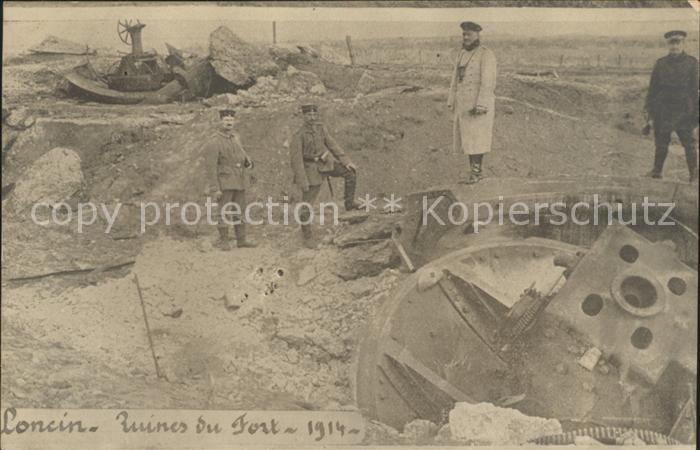 Loncin Ruines du Fort 1914