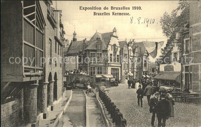 Bruxelles Bruessel Exposition de Bruxelles 1910 Kermesse