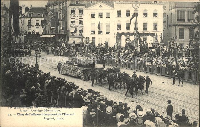 Bruxelles Bruessel Char de I'affranchissement de I'Escaut