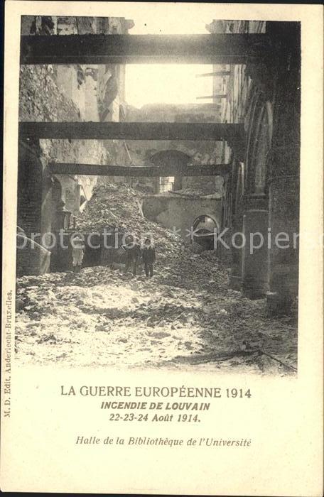 Louvain Flandre Halle de la Bibliothèque de L Université