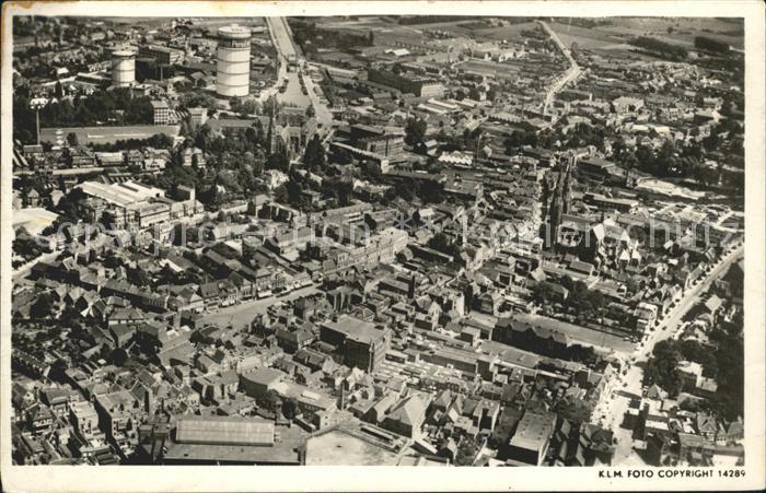 Eindhoven Netherlands Centrum kerk Fliegeraufnahme