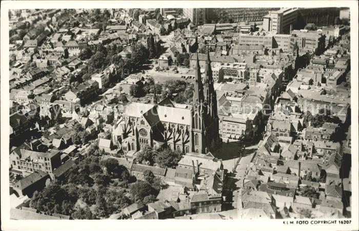 Eindhoven Netherlands St. Catharinakerk omgeving Fliegeraufna