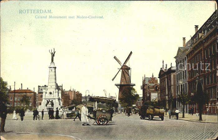 Rotterdam Caland Monument Molen Coolvest