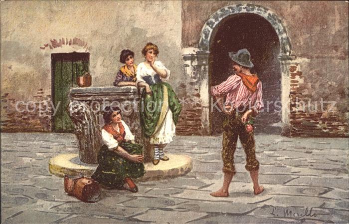 Venedig Venezia Kuenstlerkarte