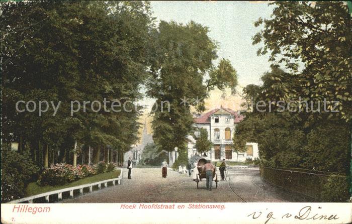Hillegom Hoek Hoofdstraat en Stationsweg