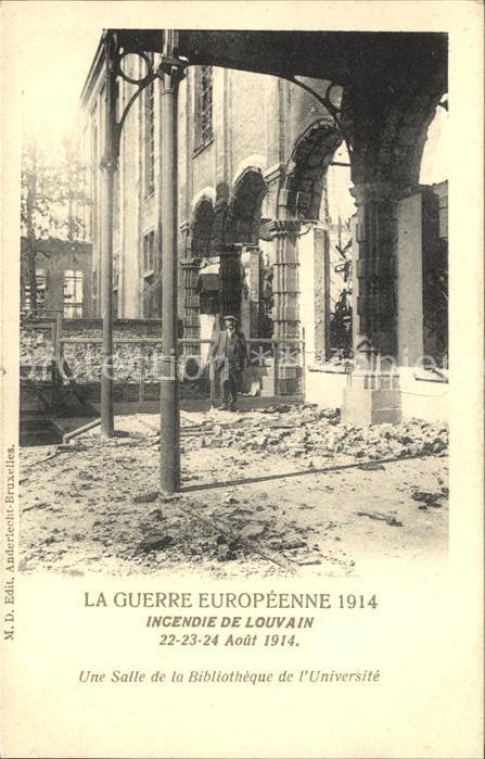 Louvain Flandre Une Salle de la Bibliothèque de L Université