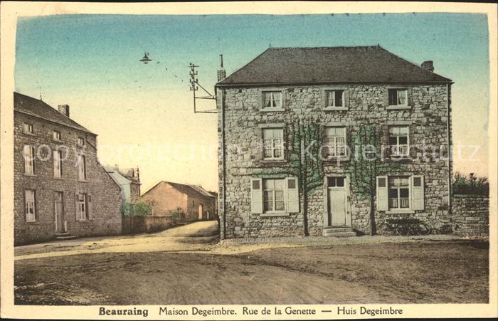Beauraing Maison Degeimbre Rue de la Genette