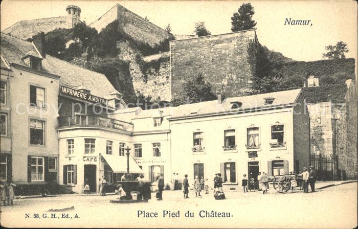 Namur Wallonie Place Pied du Chateau