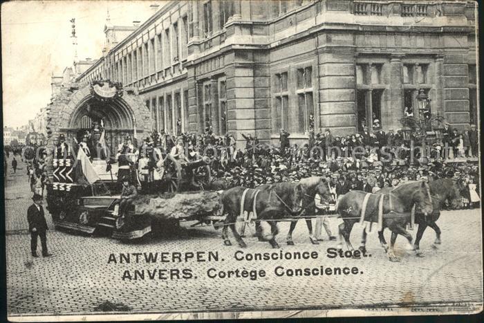 Antwerpen Anvers Cortége Conscience
