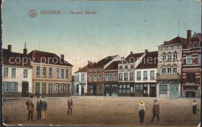 Iseghem Flandre Groote Markt