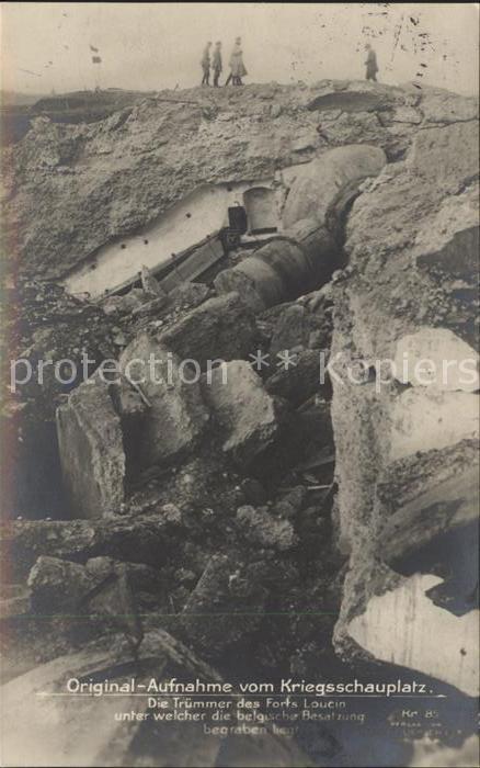 Loucin Trümmer Fort Loucin