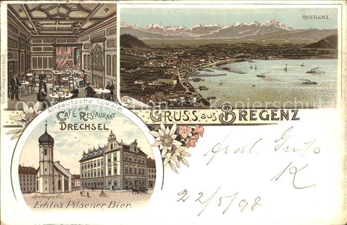 Bregenz Vorarlberg Seekapelle Cafe Restaurant Drechsel