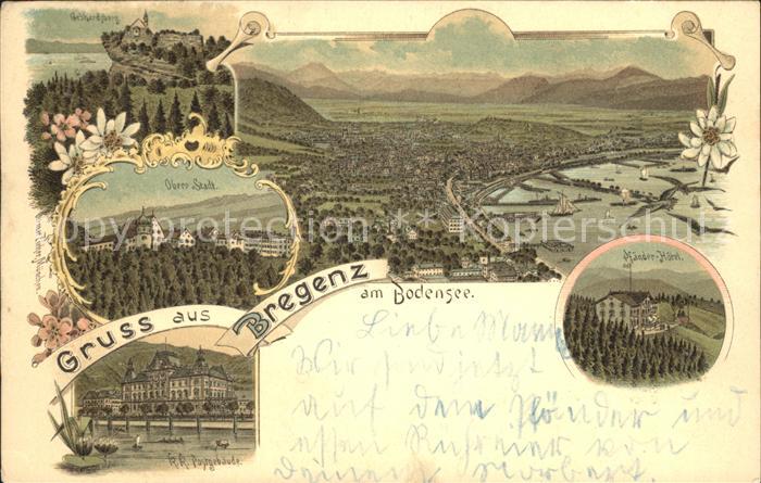 Bregenz Vorarlberg Ober Stadt Gebhardsberg, Pfaender Hotel