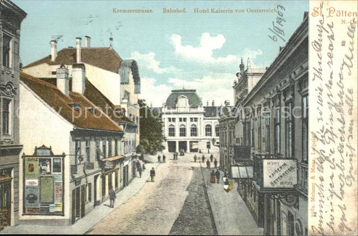 St Poelten Hotel Kaiserin von oesterreich Kremerstrasse, Bahnhof