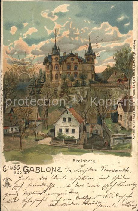 Gablonz Neisse Tschechien Steinberg