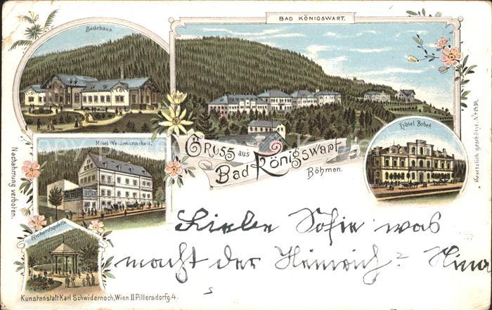 Bad Koenigswart Tschechien Badehaus Hotel Buber Richardsquelle