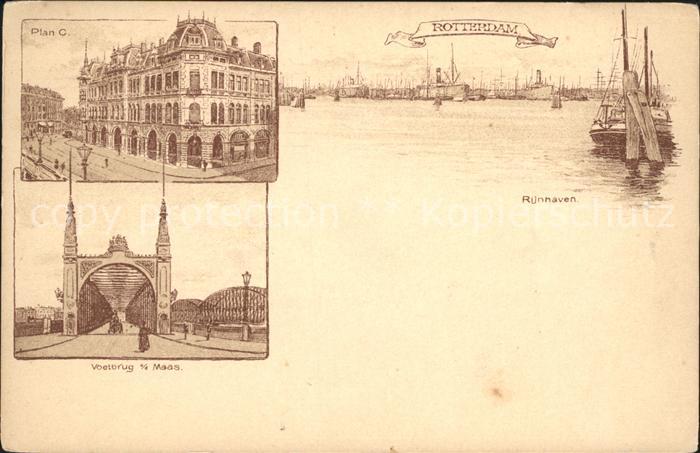 Rotterdam Voetbrug Rijnhaven