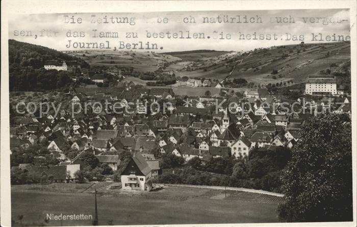 Niederstetten Wuerttemberg