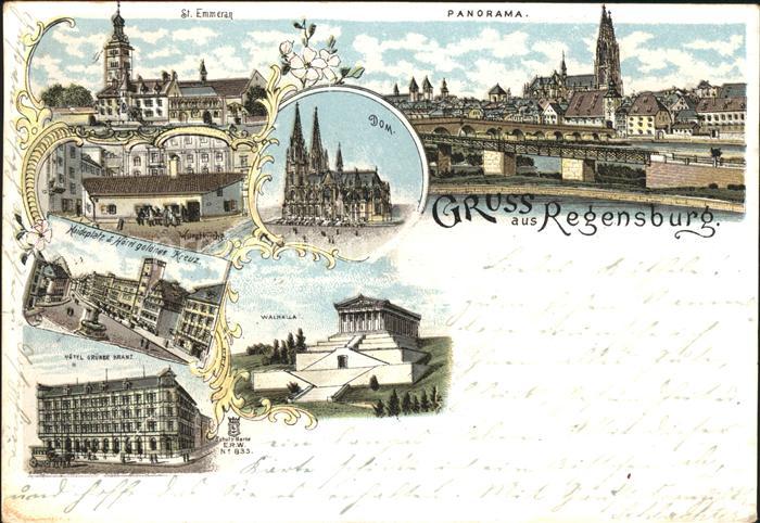 Regensburg Dom Sankt Emmeran Wurstkueche Hotel Gruener Kranz