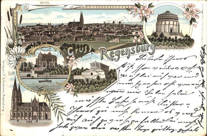 Regensburg Dom Koenigliche Villa Wahlhalle