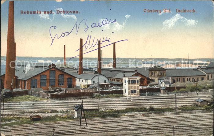 Bohumin Oderberg Bahnhof Drahtwerk