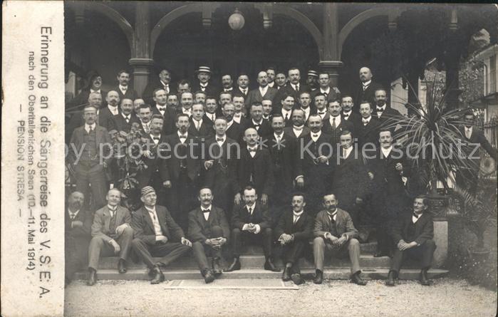 Stresa Lago Maggiore Saengerreise V. S. E. A.