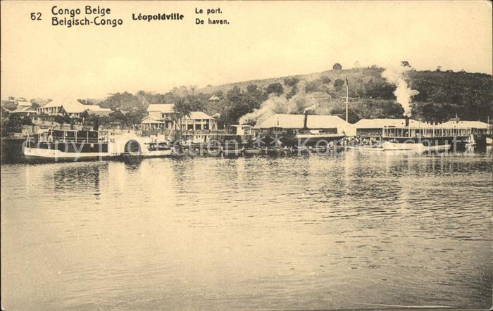 Leopoldville Kongo Hafen