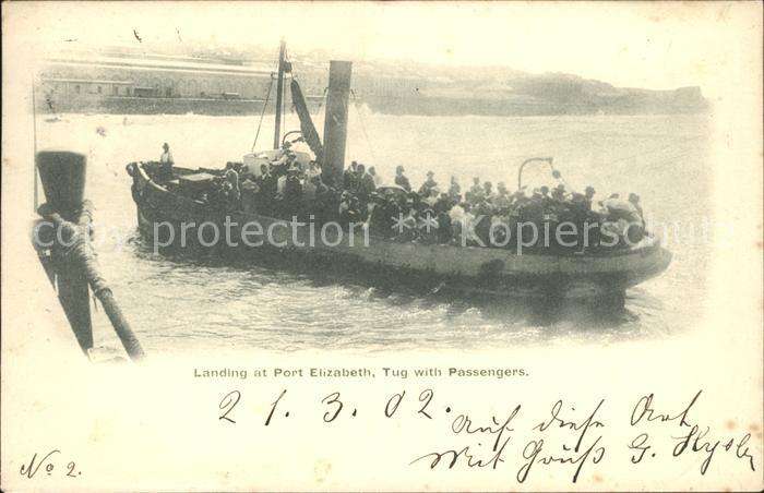 Port Elizabeth Southafrica Tug Passengers