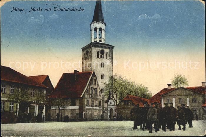 Mitau Markt Trinitatiskirche